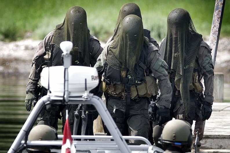 Danish Frogmen Helmet And Net All About That Uniform