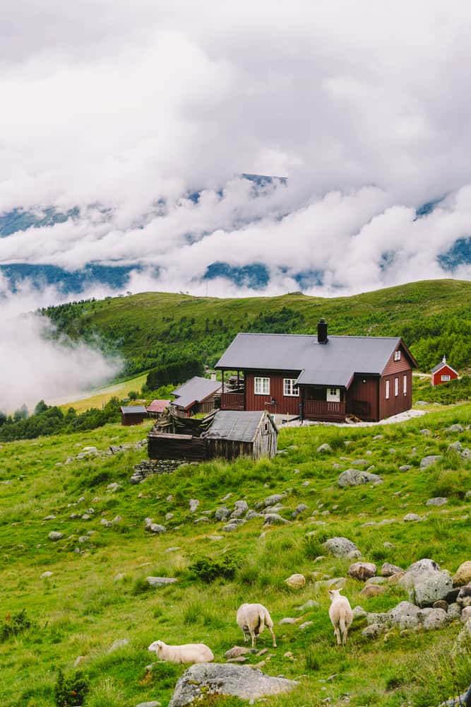 Norwegian stereotype of a house