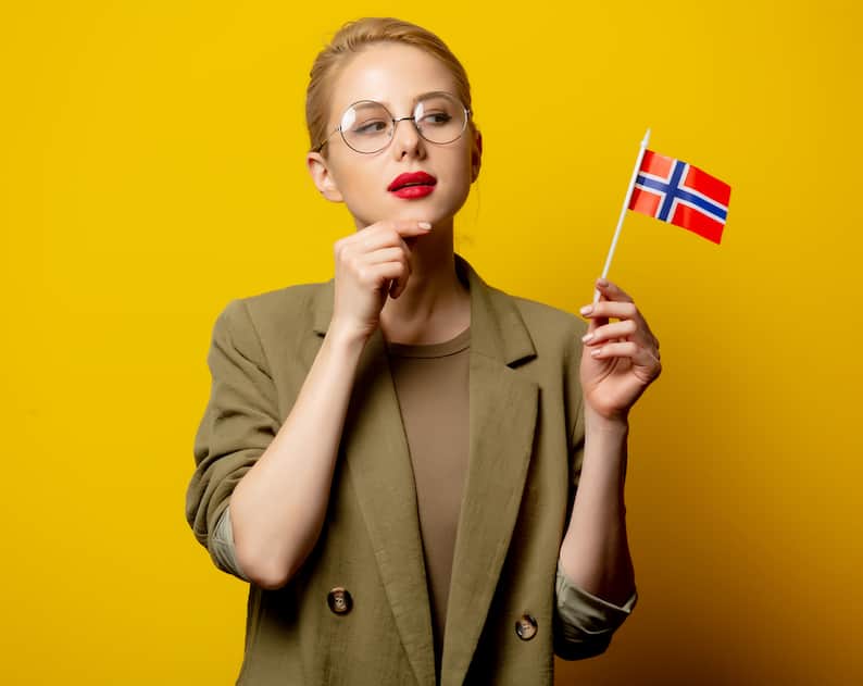 woman wondering about the most well known Norwegian stereotypes