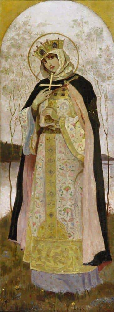 Saint Olga by Mikhail Nesterov, 1892