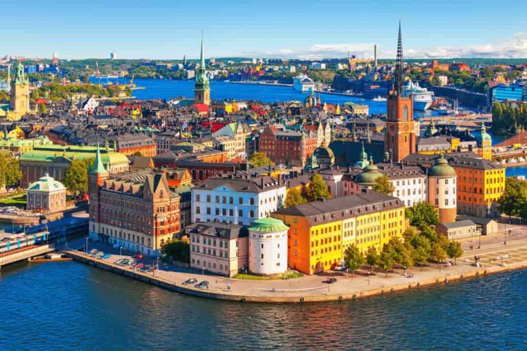 panorama of Stockholm as a reason to move to Sweden