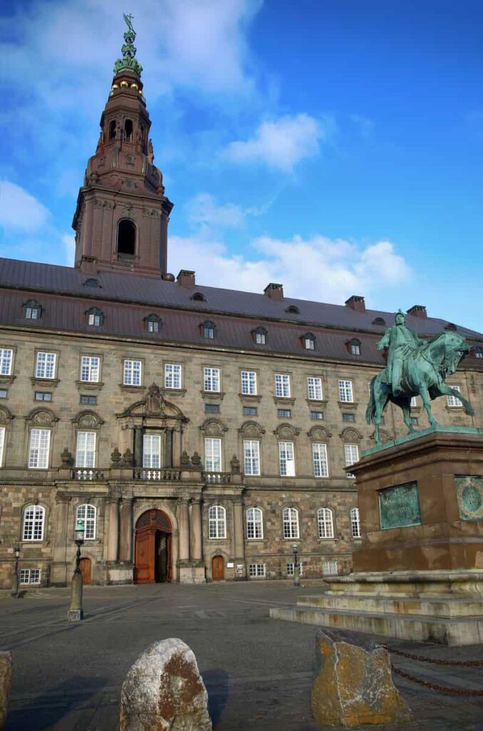 Christianborg palace in Copenhagen