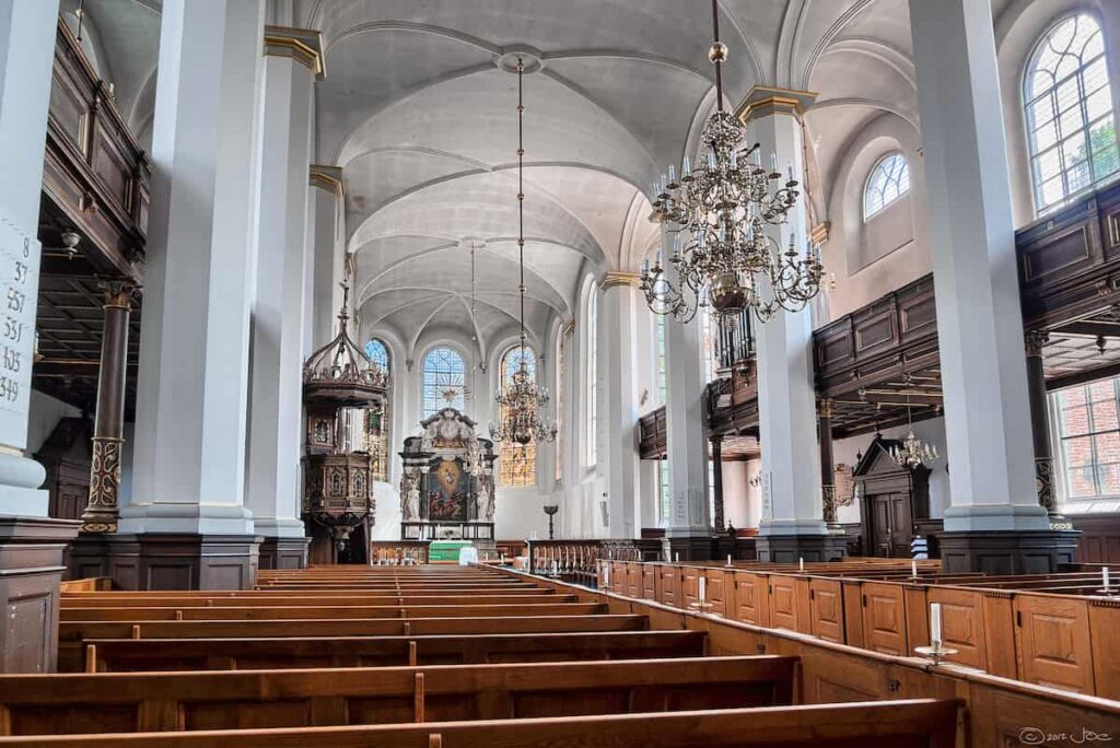 Church of the Holy Spirit near Stroget in Copenhagen, Denmark