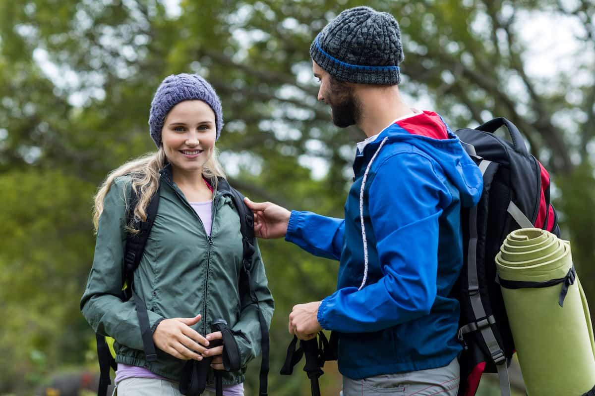 a couple outdoor talking cool Norwegian words